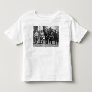 Camiseta De Bebé Calvin Coolidge con la fotografía de los indios d