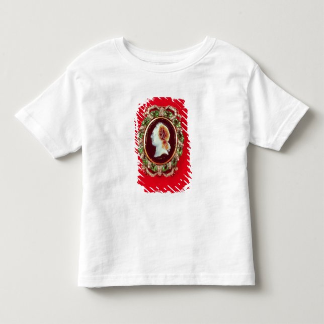 Camiseta De Bebé Camafeo de Louis XV de una pulsera llevada (Anverso)