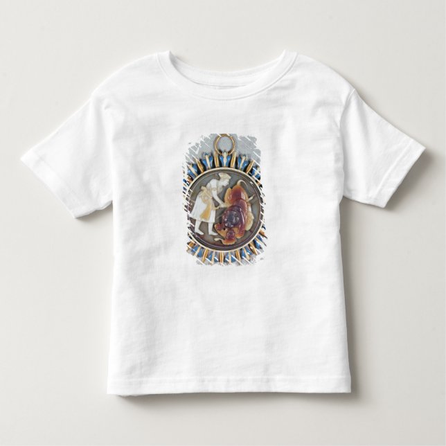 Camiseta De Bebé Camafeo que representa el león de la matanza de (Anverso)