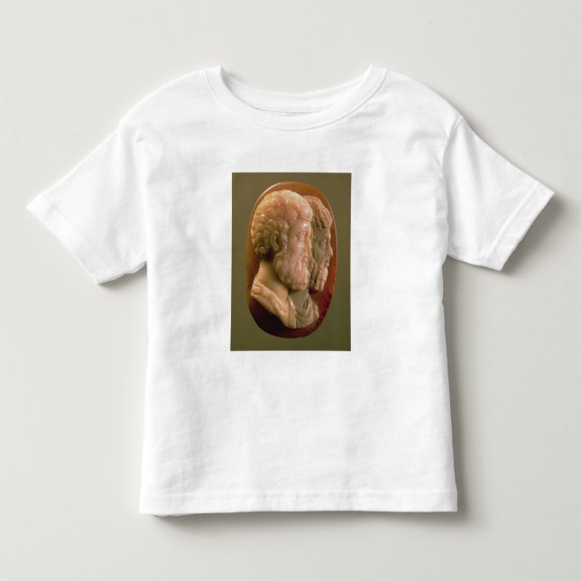 Camiseta De Bebé Camafeo que representa Marco Aurelius (121-180) y (Anverso)