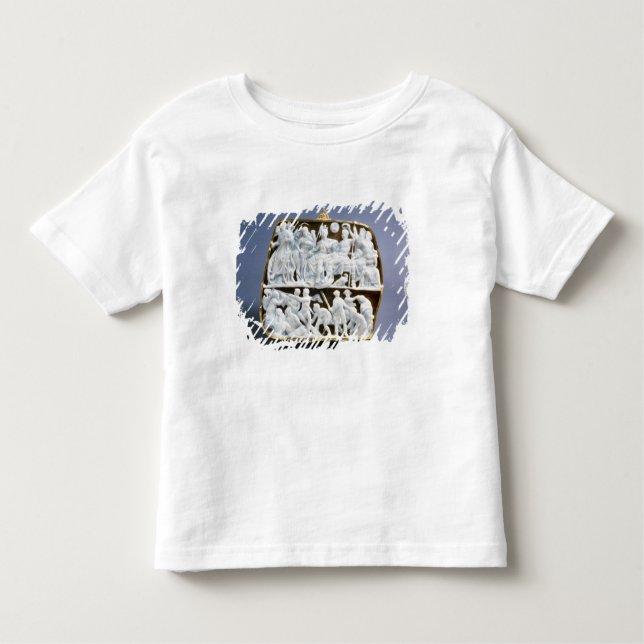 Camiseta De Bebé Camafeo romano del ónix, ANUNCIO del siglo I (Anverso)