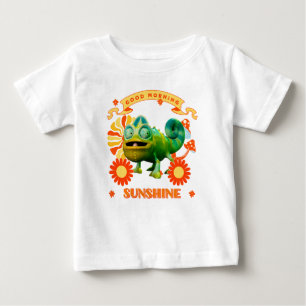 Camiseta De Bebé Camaleón Divertido Buenos Días Sol