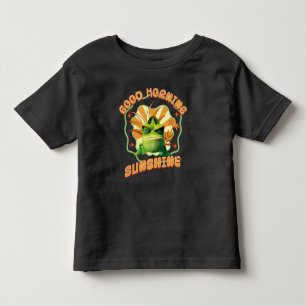 Camiseta De Bebé Camaleón Gruñón Divertido Humor Matutino