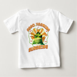 Camiseta De Bebé Camaleón gruñón divertido humor matutino