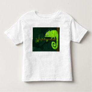 Camiseta De Bebé Camaleón lindo verde