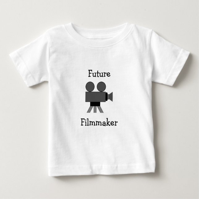Camiseta De Bebé Cámara de película (Anverso)