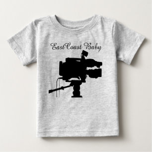 Camiseta De Bebé Cámara de película del cine de la película del