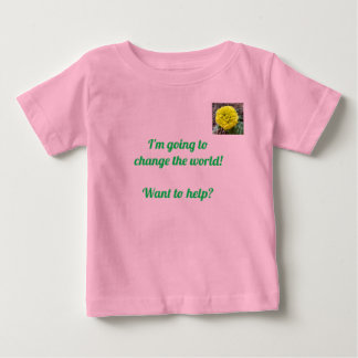 Camiseta De Bebé Cambiar el mundo