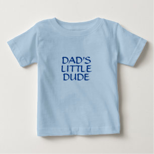 Camiseta De Bebé Cambiar texto / título "El pequeño tipo de papá" h