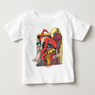 Camiseta De Bebé Cambios de forma de hombre plástico en la ciudad