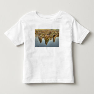 Camiseta De Bebé Camboya, Angkor Wat. Reflejo del templo