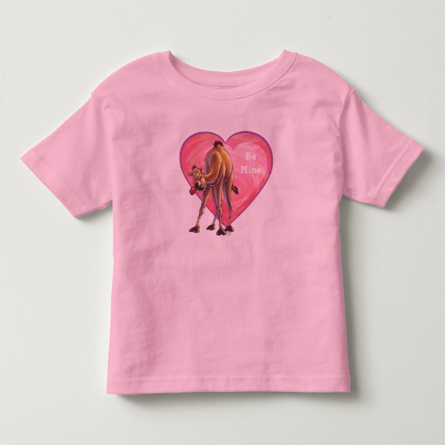 Camiseta De Bebé Camel El día de San Valentín (Anverso)