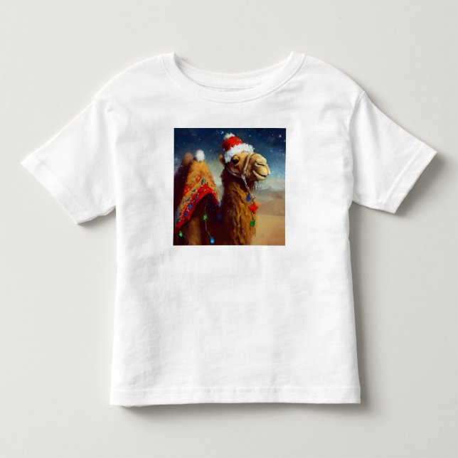 Camiseta De Bebé Camello 3 navidades (Anverso)