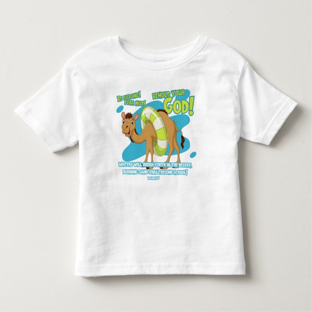 Camiseta De Bebé Camello de Poolside (Anverso)
