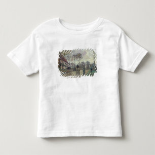 Camiseta De Bebé Camille Pissarro el el coche a Louveciennes,