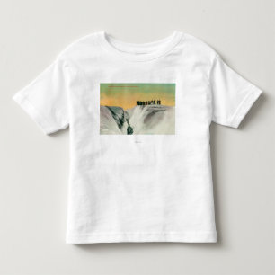 Camiseta De Bebé Caminantes en el glaciar de Muir, glaciar de