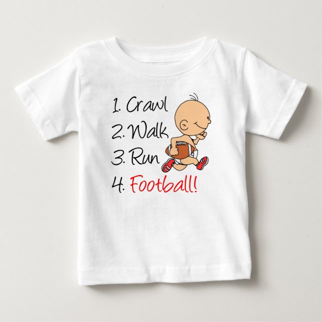 Camiseta De Bebé Caminata Rastreada Fútbol (Anverso)