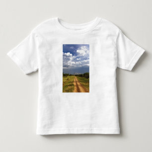 Camiseta De Bebé Camino de tierra primitivo a través del norte