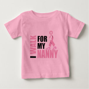 Camiseta De Bebé Camino para mi rosa de la niñera