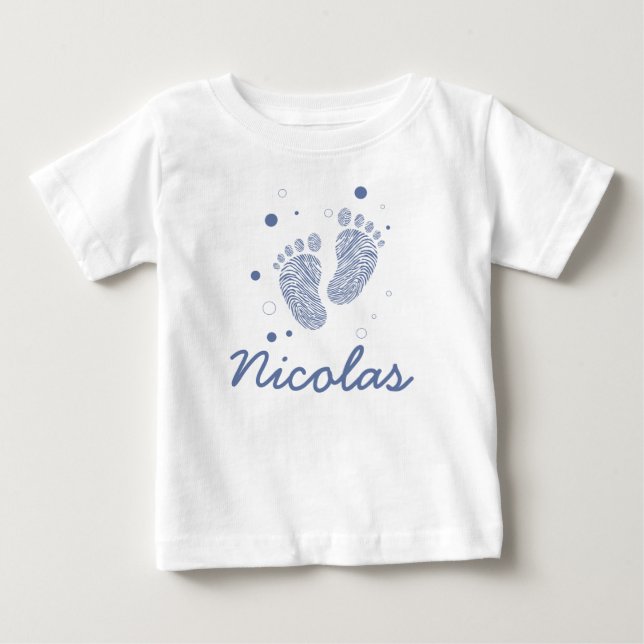 Camiseta De Bebé Caminos de bebé (Anverso)