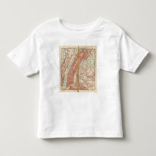 Camiseta De Bebé Caminos de la bicicleta en Nueva York y