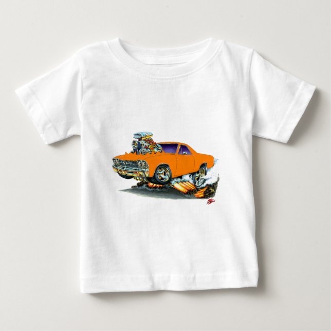 Camiseta De Bebé Camión 1968-69 del naranja del EL Camino (Anverso)