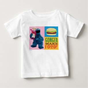 Camiseta De Bebé Camión Comida de Monstruo de las Galletas   Gonger
