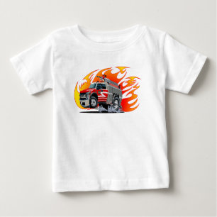 Camiseta De Bebé Camión de bomberos de dibujos animados