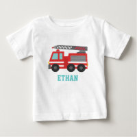 Camión de bomberos rojo lindo para pequeños bomber