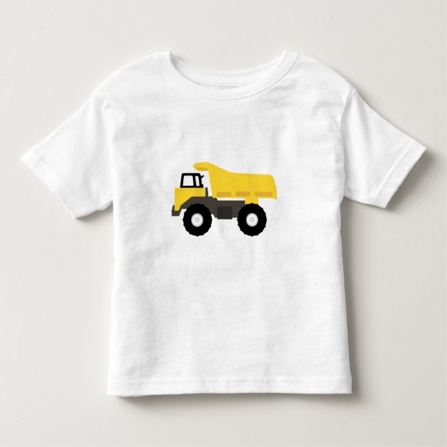 Camiseta De Bebé Camión de construcción (Anverso)