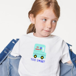 Camiseta De Bebé Camión de crema de hielo