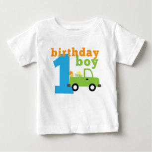 Camiseta De Bebé Camión de cumpleaños 1