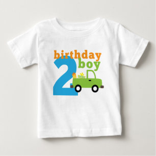 Camiseta De Bebé Camión de cumpleaños 2