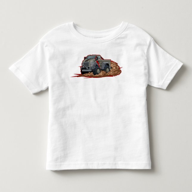 Camiseta De Bebé Camión de dibujos animados (Anverso)