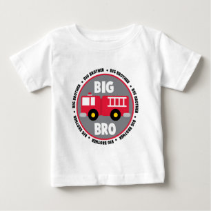 Camiseta De Bebé Camión de Fuego Gran Hermano