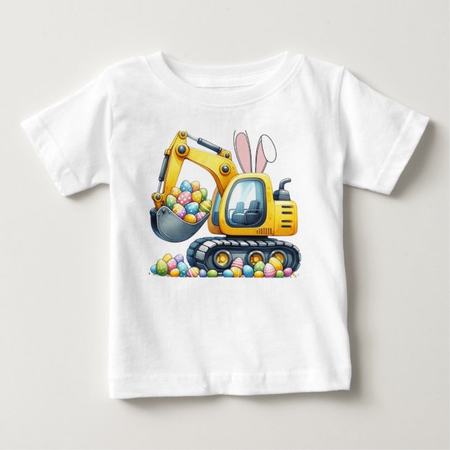 Camiseta De Bebé Camión de Pascua (Anverso)