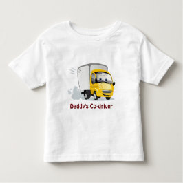 Camiseta De Bebé ¡Camión de Personalizado Amarillo para niños!