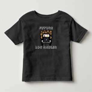Camiseta De Bebé Camión de registro de conducción de bebé de futura