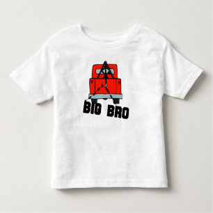 Camiseta De Bebé Camión de remolque Rojo Gran Hermano