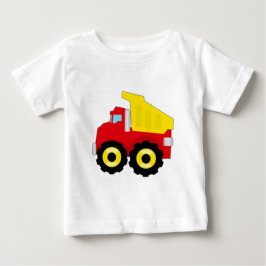 Camiseta De Bebé Camión de vertederos de construcción para niños