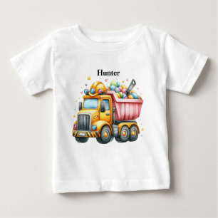 Camiseta De Bebé Camión de volcado del niño