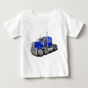 Camiseta De Bebé Camión del azul de Kenworth w900