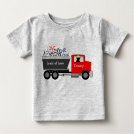 Camiseta De Bebé Camión "Loads Love"
