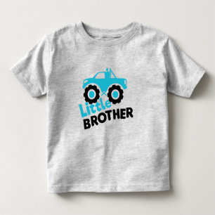 Camiseta De Bebé Camión Monstruo Hermano Menor