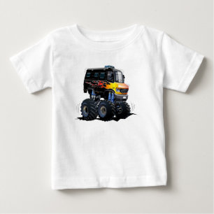 Camiseta De Bebé camión monstruo personalizado