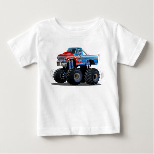 Camiseta De Bebé camión monstruo personalizado