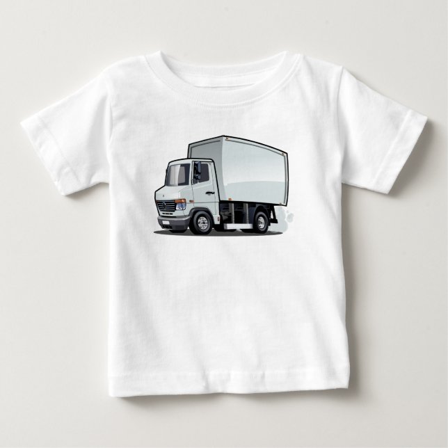Camiseta De Bebé camión personalizado (Anverso)