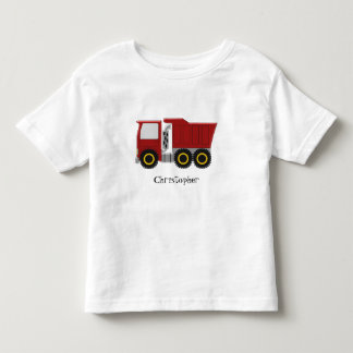 Camiseta De Bebé Camión rojo personalizado