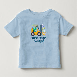 Camiseta De Bebé Camión tractor divertido de dino Cumpleaños niño d