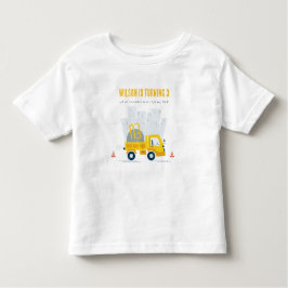 Camiseta De Bebé Camión volcado Vehículo de construcción Niños Cump